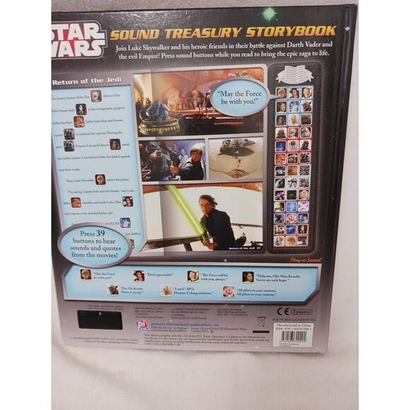 2015 Star Wars TOUCH SOUND Storybook Treasury Disney Fun Trek Vintage Toy Works - Picture 10 of 15